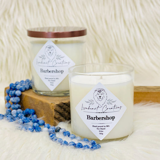 Barbershop Soy Based Candle Candles Lionheart Creations