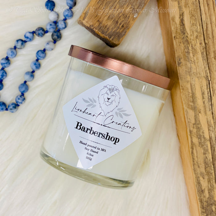 Barbershop Soy Based Candle Candles Lionheart Creations