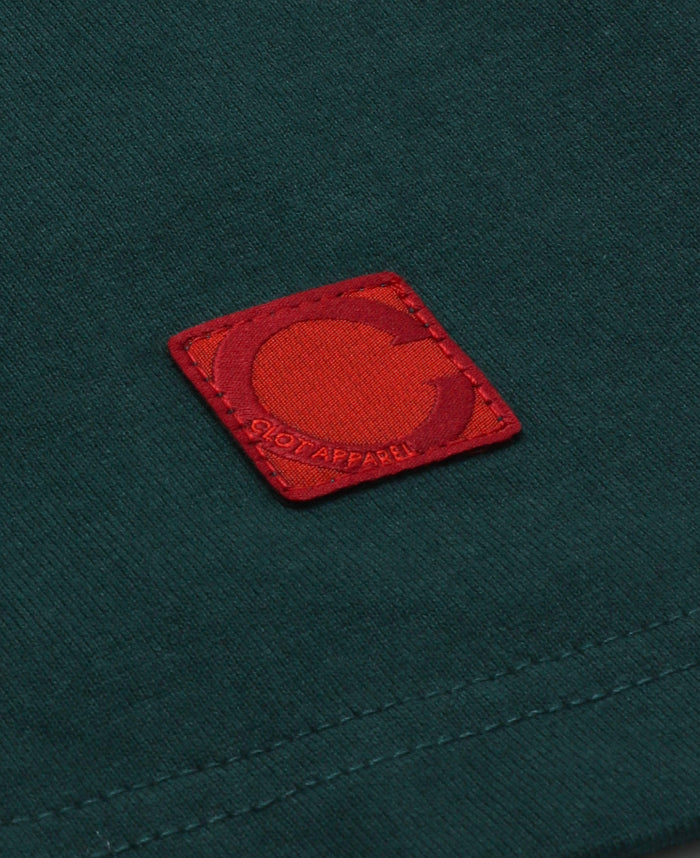 Beaded Logo T-Shirt (Green)
