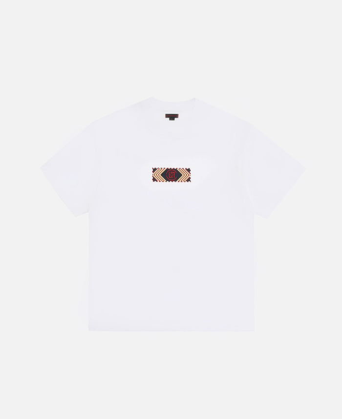 Beaded Logo T-Shirt (White)