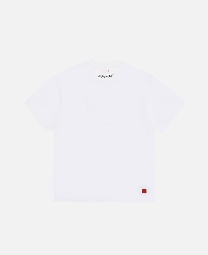 Beaded Logo T-Shirt (White)