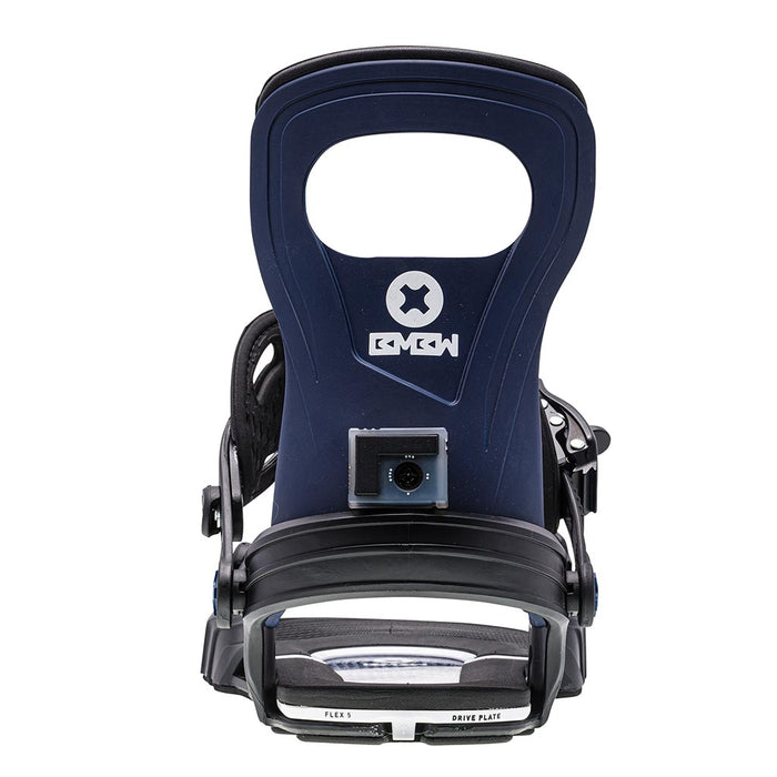 Bent Metal Joint Bindings - Black/Blue