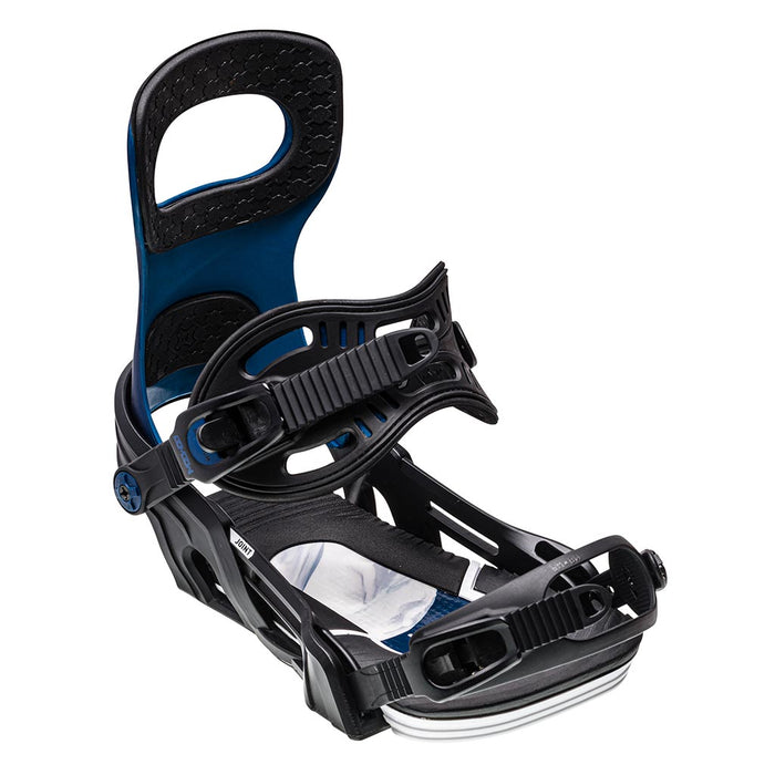 Bent Metal Joint Bindings - Black/Blue
