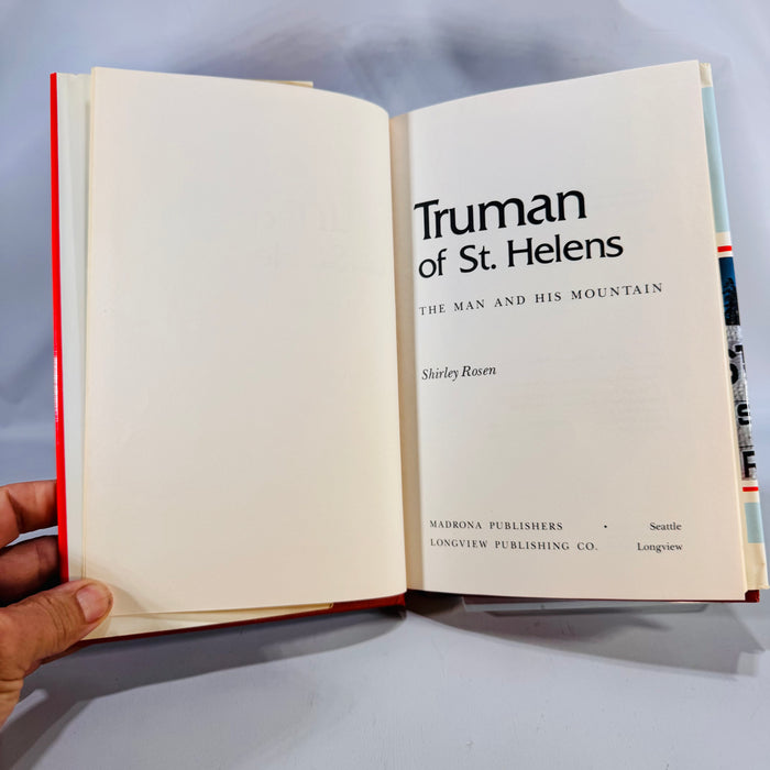 Biography & Regional History — Truman of St. Helens: The Man and His Mountain (1981) — Shirley Rosen | HC w/ Dust Jacket, Photo Plates