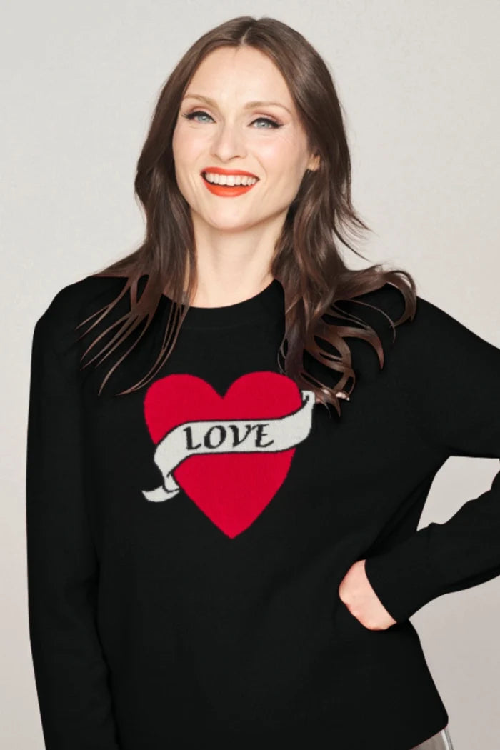 Black Wool-Cashmere Sophie Ellis-Bextor Sweater