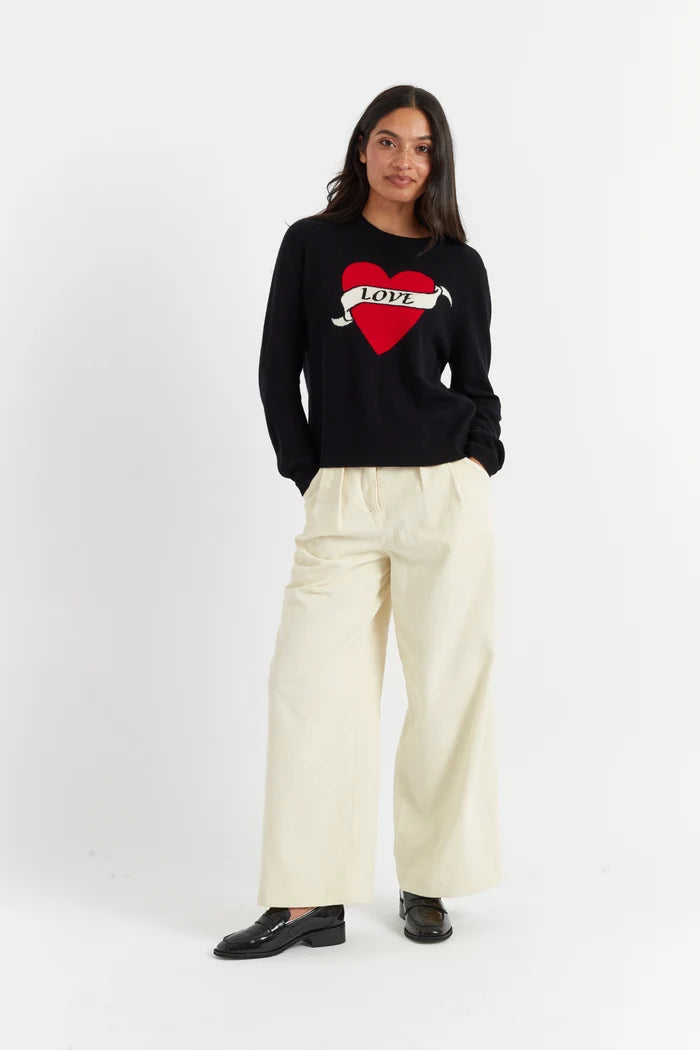 Black Wool-Cashmere Sophie Ellis-Bextor Sweater