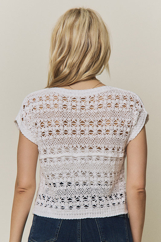 Boho Breeze Crochet Top-Cute-Trendy-Shop-Womens-Boutique-Clothing-Store