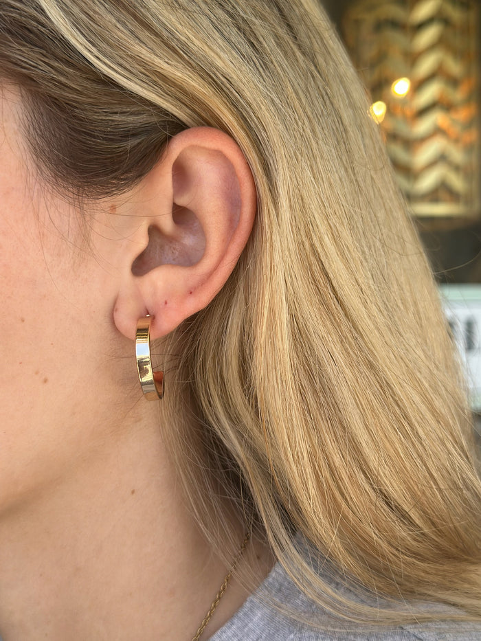 bold gold hoops