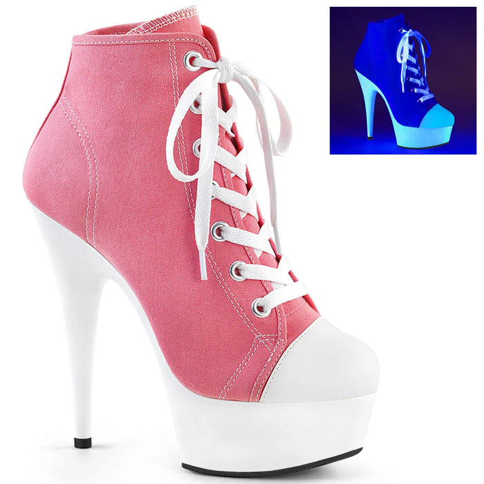 Botas Pole Dance PLEASER DELIGHT 600SK 02 ROSA