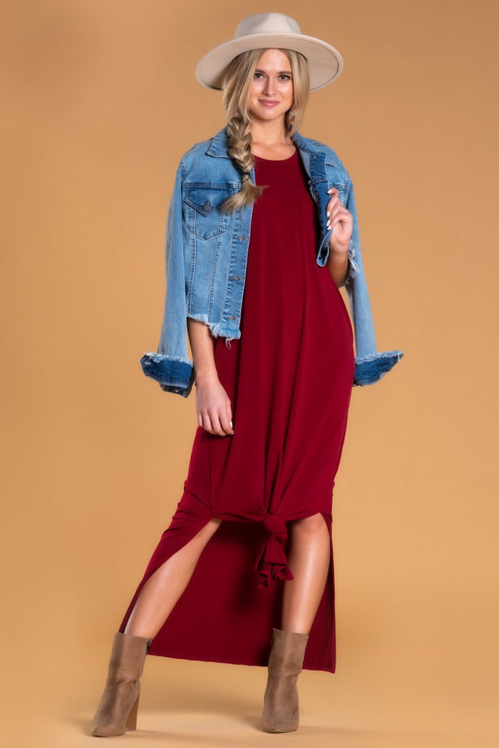 Burgundy / S