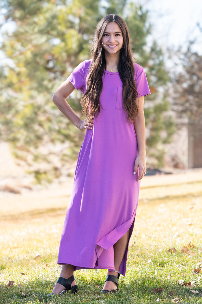 Brigitte Brianna Pocket Maxi Dress - SexyModest Boutique