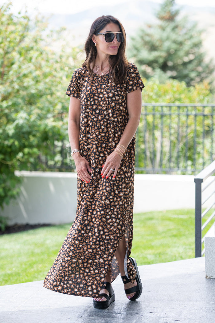 Brigitte Brianna Pocket Maxi Dress - SexyModest Boutique
