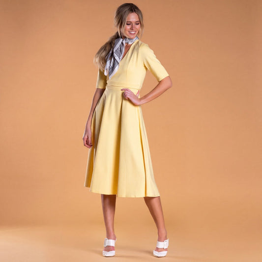Brigitte Brianna V-Neck Gala Dress