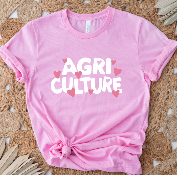 Bubble Agriculture Hearts- Bella Canvas T-Shirt