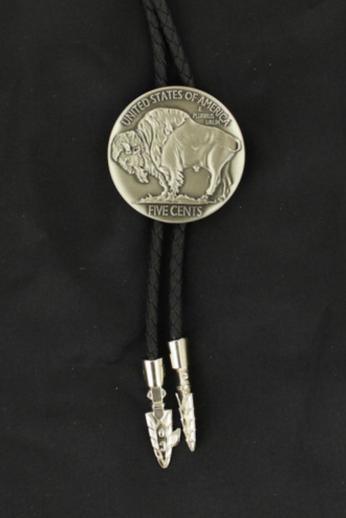 Buffalo Nickle Bolo Tie