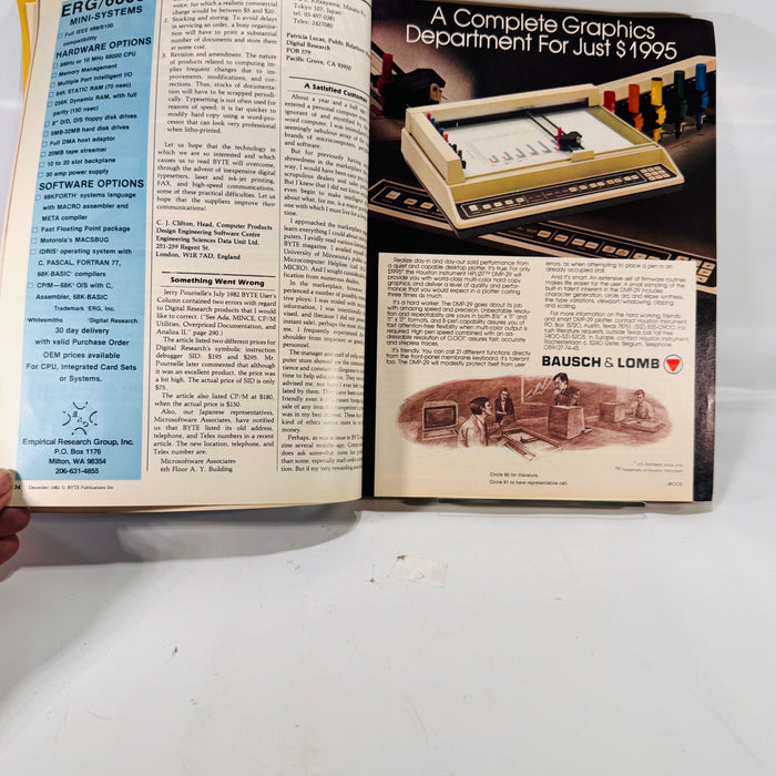 Byte Magazine December 1982 Vol. 7 No. 12 Softcover, English, Computing & Technology