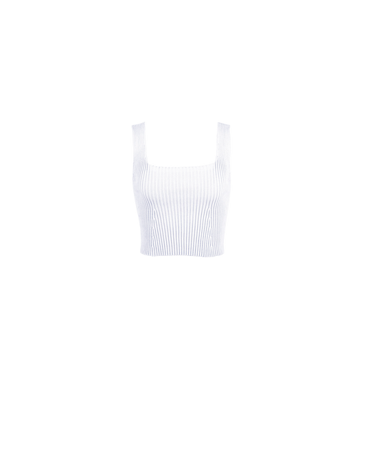 CADILLAC CROP WHITE WHITE