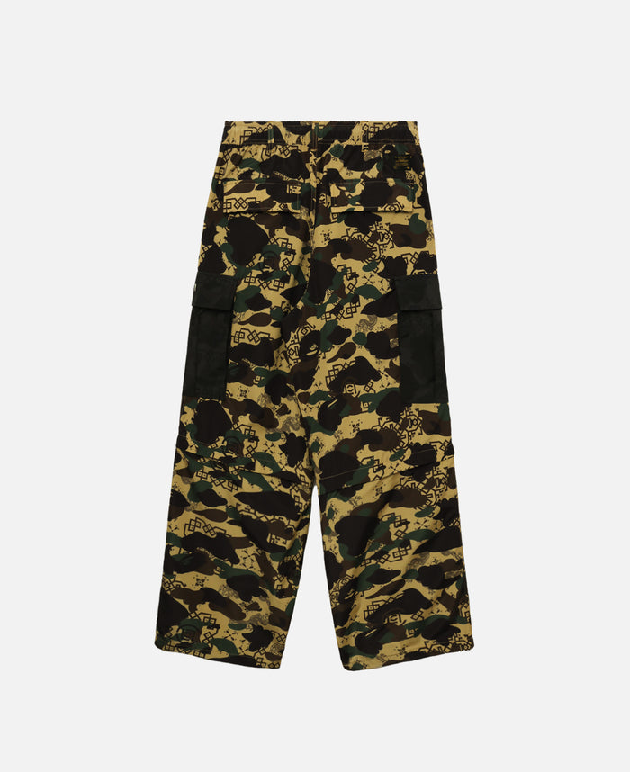 Camo Detachable Relaxed Fit Cargo Pants (Camo)