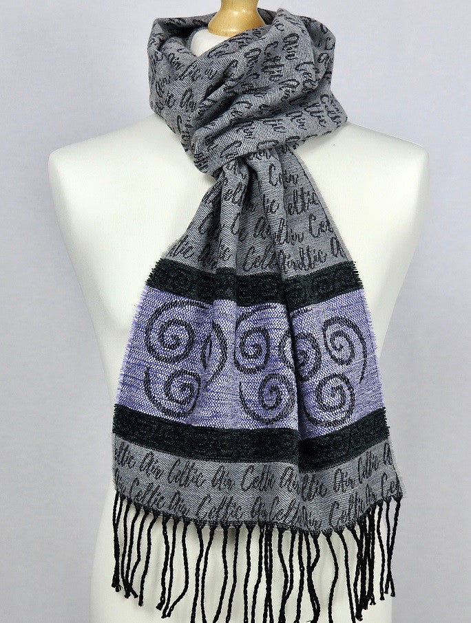 Celtic Border Element Scarf - Air #color_air