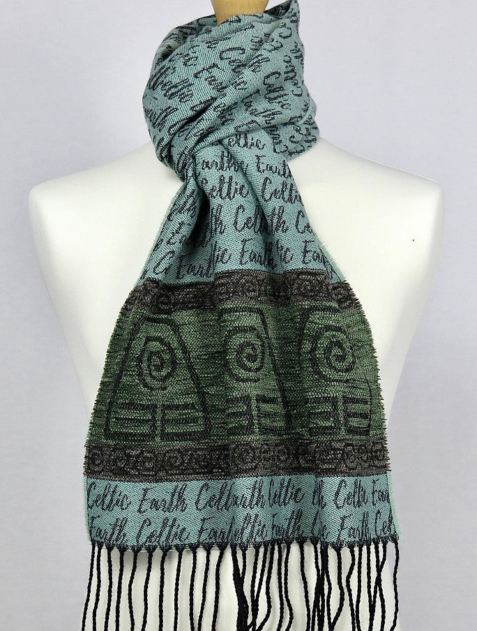 Celtic Border Element Scarf - Earth #color_earth