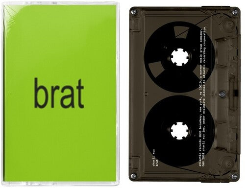 Charli XCX Brat cassette tape