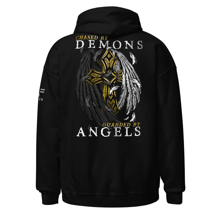 Chased by Demons Guarded by Angels Hoodie