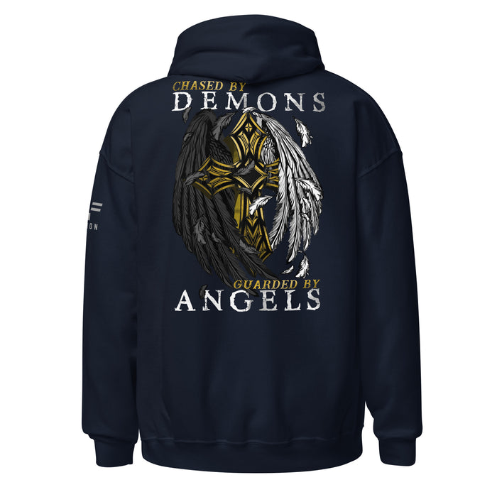 Chased by Demons Guarded by Angels Hoodie