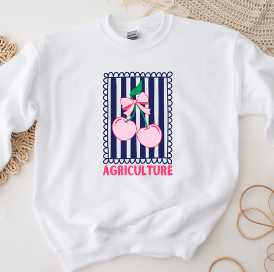 Cherry Agriculture Pink Ink– Crewneck