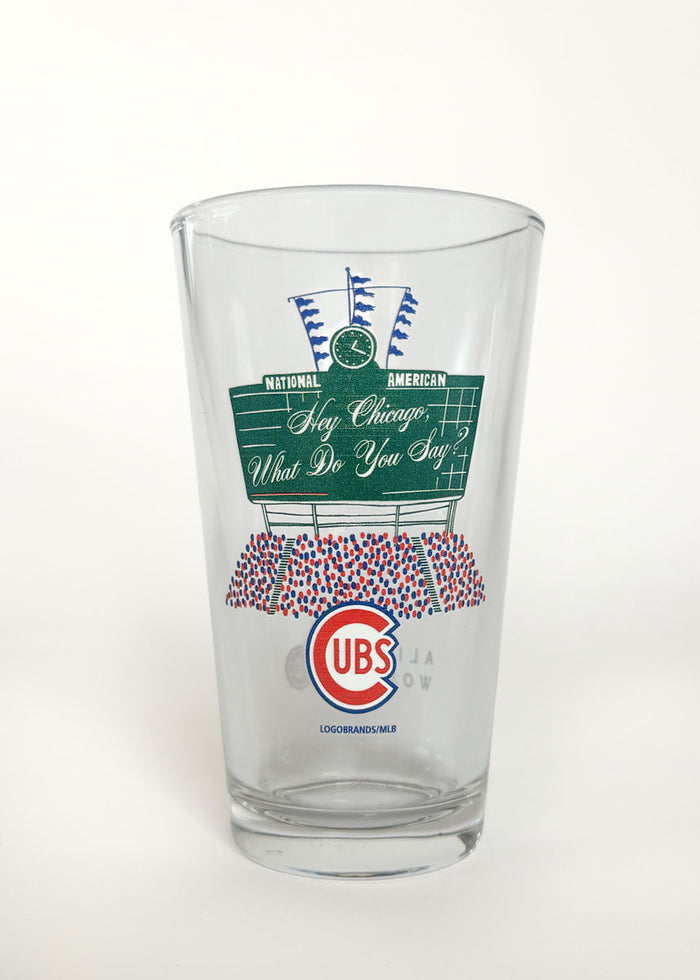 Chicago Cubs Bleachers Pint Glass