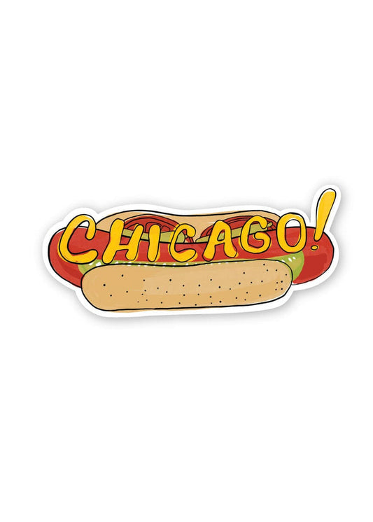Chicago! Mustard Only Sticker