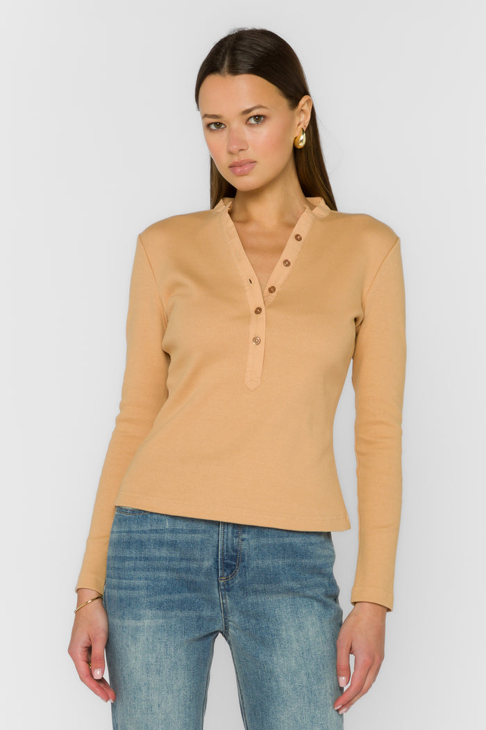 Christella Brown Sugar Tee - Tops - Velvet Heart Clothing