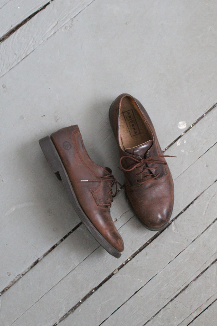 chunky lace-up oxfords size 9