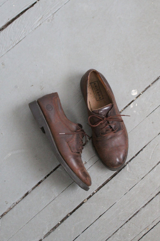 chunky lace-up oxfords size 9