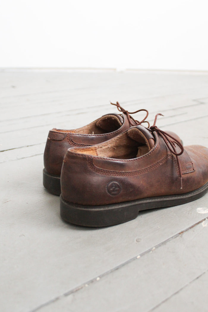 chunky lace-up oxfords size 9