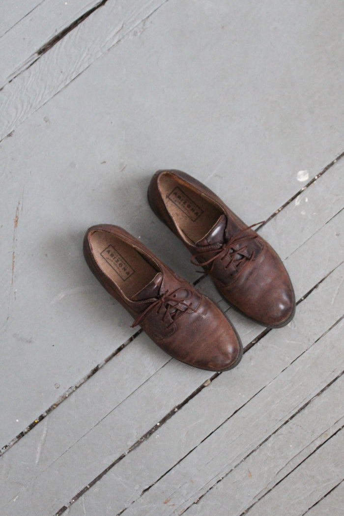 chunky lace-up oxfords size 9