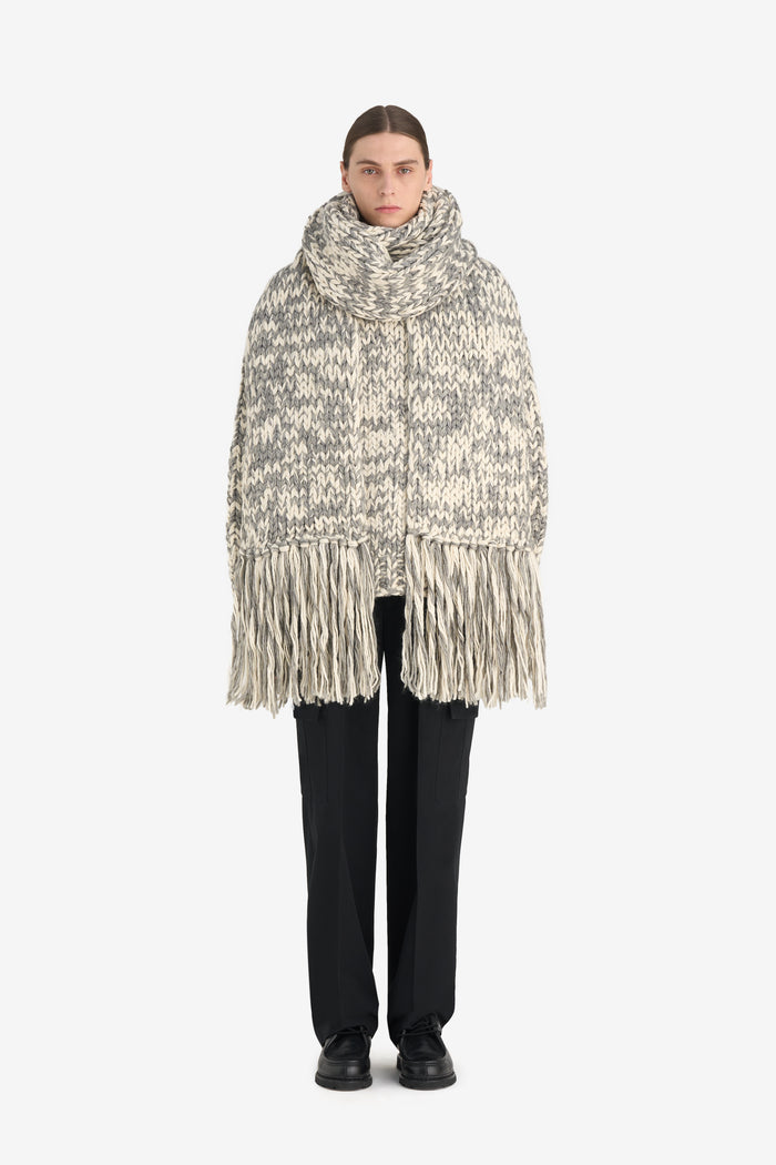 CHUNKY SCARF ONE SIZE / IVORY