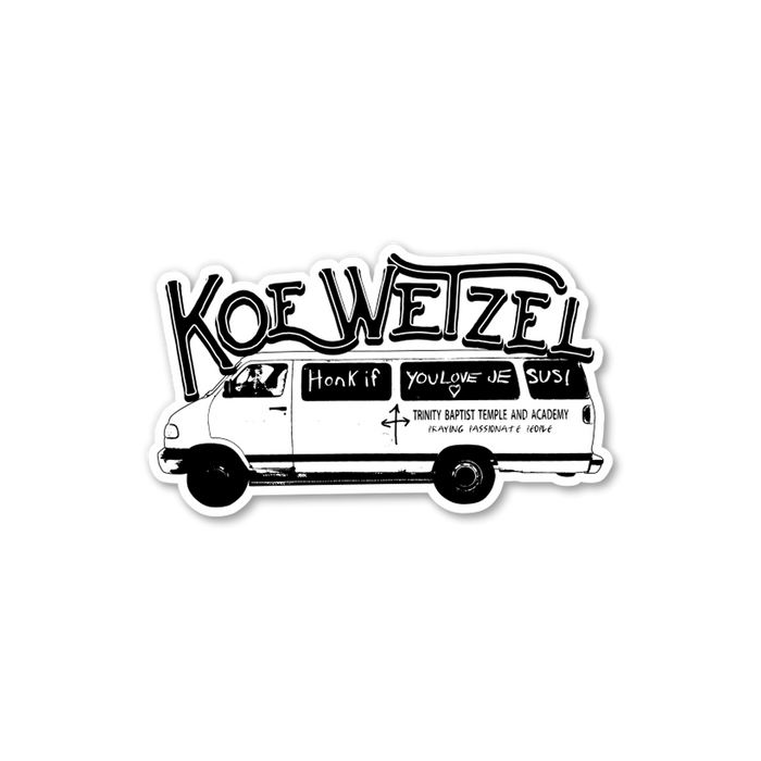 Church Van Sticker