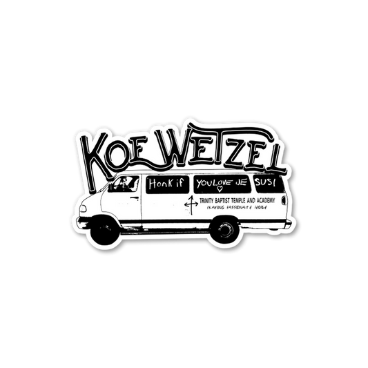 Church Van Sticker
