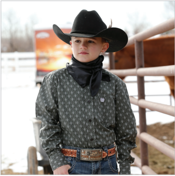 Cinch Kid's Western Shirt
