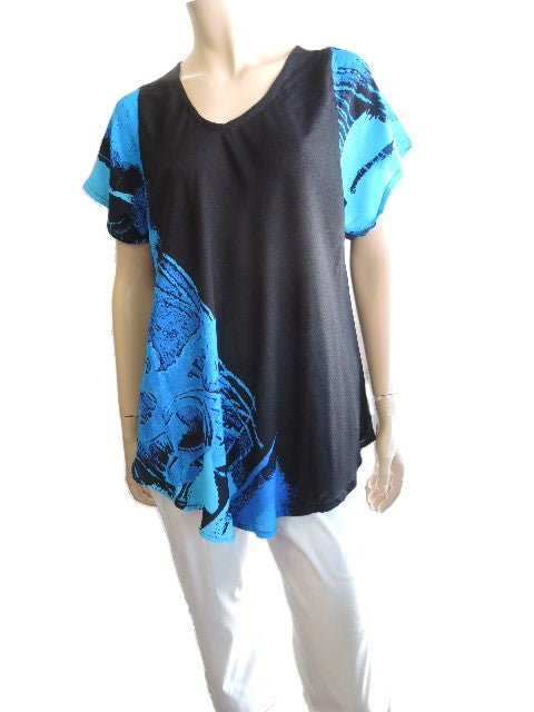 Cool Crinkle Rayon Top (Size 12-18)