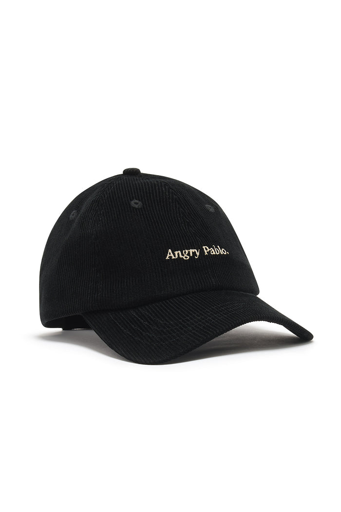 Corduroy Casual Cap | Black