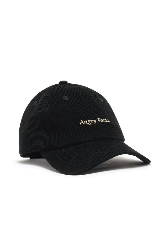 Corduroy Casual Cap | Black