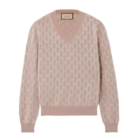 Gucci Crystal - embellished Wool Sweater - Runway Catalog