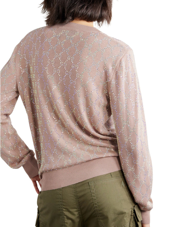 Gucci Crystal - embellished Wool Sweater - Runway Catalog