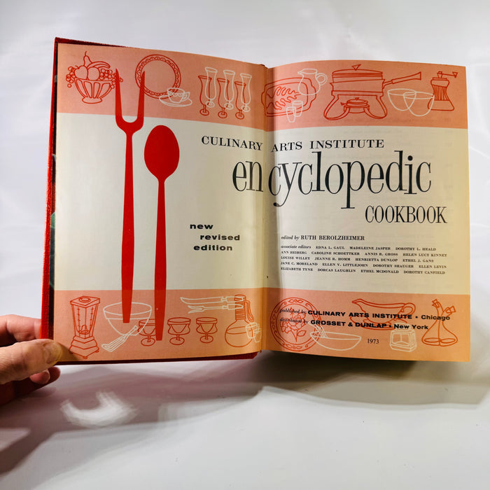 Culinary Arts Institute Encyclopedic Cookbook edited by Ruth Berolzheimer 1971 Culinary Arts Institute