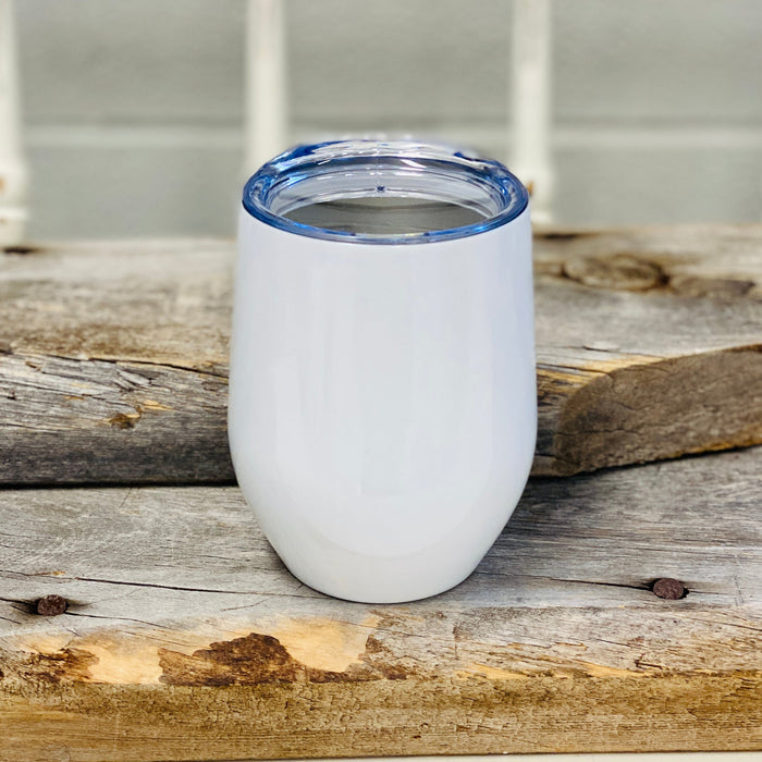 12oz Stainless Steel Wine Tumbler