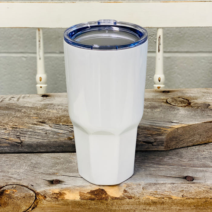 Custom Graphic Drinkware Print, Copy, Scan & Fax Tea Shirt Shoppe 30oz Octagon Base Stainless Steel Tumbler