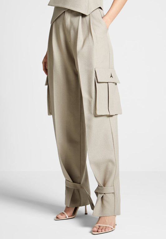 danielle-tailored-pleated-cargo-trousers-beige