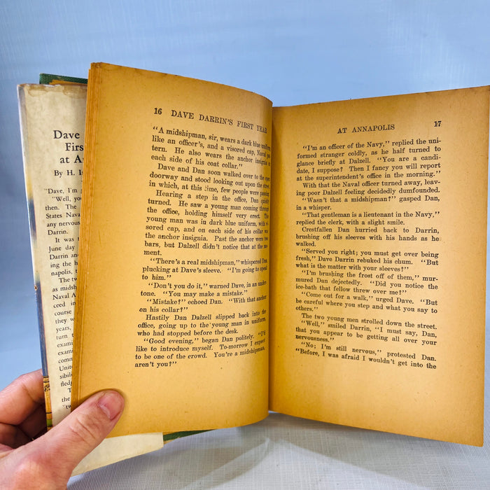 Dave Darrin's First (1910) & Second (1911) Year at Annapolis by H. Irving Hancock The Saalfield Publishing Company