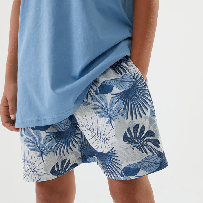 DENIM PALMS SHORTS